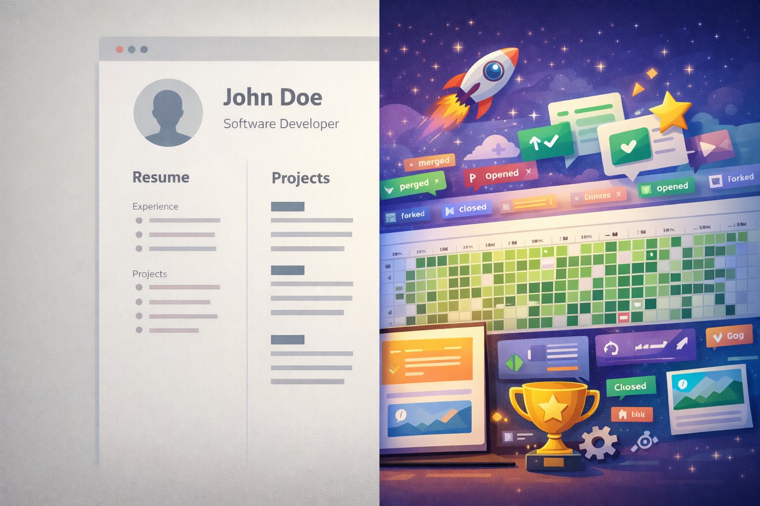 Your GitHub Activity Is a Portfolio (You're Just Not Using It)